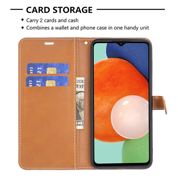 Color Matching Denim Texture Leather Phone Case, For Samsung Galaxy A13 4G, For Samsung Galaxy A33 5G