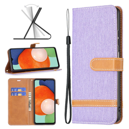 Color Matching Denim Texture Leather Phone Case, For Samsung Galaxy A13 4G, For Samsung Galaxy A33 5G