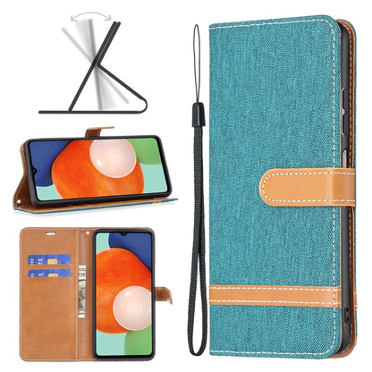 Color Matching Denim Texture Leather Phone Case, For Samsung Galaxy A13 4G, For Samsung Galaxy A33 5G