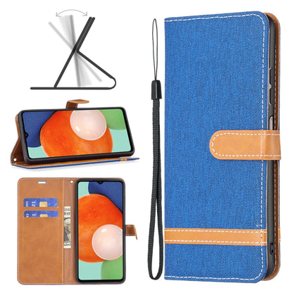 Color Matching Denim Texture Leather Phone Case, For Samsung Galaxy A13 4G, For Samsung Galaxy A33 5G