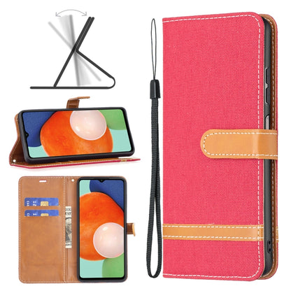 Color Matching Denim Texture Leather Phone Case, For Samsung Galaxy A13 4G, For Samsung Galaxy A33 5G