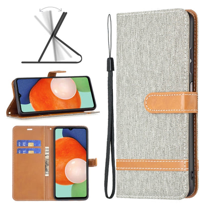 Color Matching Denim Texture Leather Phone Case, For Samsung Galaxy A13 4G, For Samsung Galaxy A33 5G