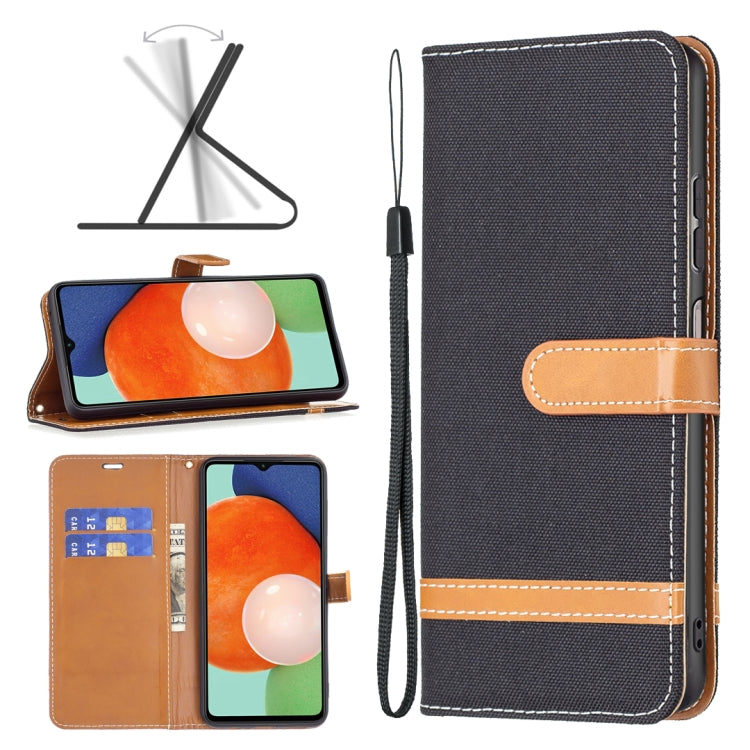 Color Matching Denim Texture Leather Phone Case, For Samsung Galaxy A13 4G, For Samsung Galaxy A33 5G