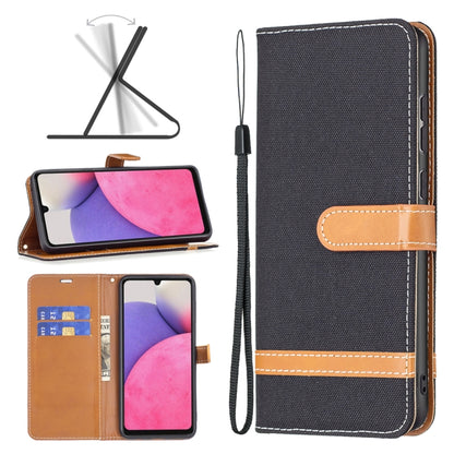 Color Matching Denim Texture Leather Phone Case, For Samsung Galaxy A13 4G, For Samsung Galaxy A33 5G