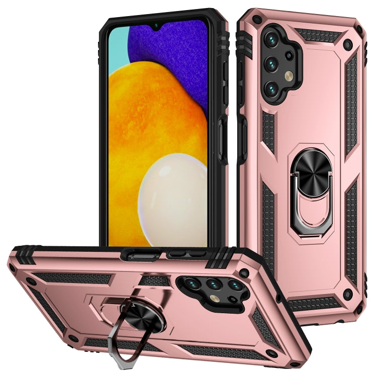 Shockproof TPU + PC Phone Case with Holder, For Samsung Galaxy A13 4G, For Samsung Galaxy A73 5G