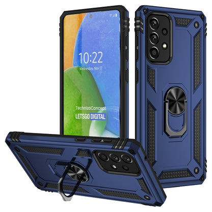 Shockproof TPU + PC Phone Case with Holder, For Samsung Galaxy A13 4G, For Samsung Galaxy A73 5G
