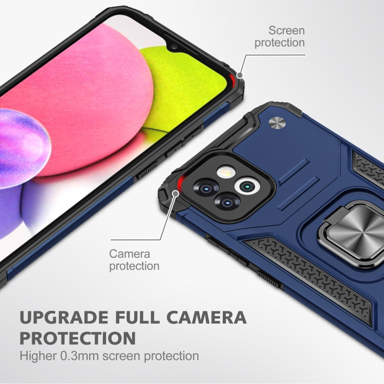 Magnetic Armor TPU + PC Holder Phone Case, For Motorola Moto G Pure, For Xiaomi Redmi Note 11, For Samsung Galaxy A03 164mm, For Samsung Galaxy A13 5G, For Samsung Galaxy A33 5G