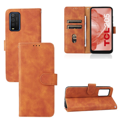 Skin Feel Magnetic Buckle Leather Phone Case, For TCL 205, For UMIDIGI A11S, For OnePlus Nord N20 5G