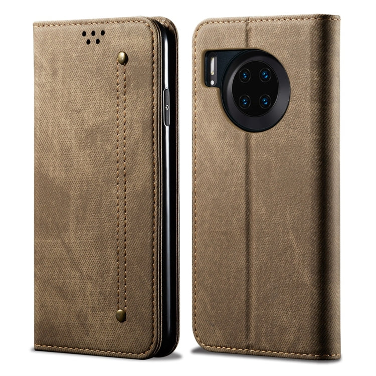 Denim Texture Casual Style Horizontal Flip Leather Case with Holder & Card Slots & Wallet, For OnePlus 7T, For Huawei Mate 30, For Huawei Mate 30 Lite, For Huawei P30 Lite, For Huawei Honor 10i / 20i