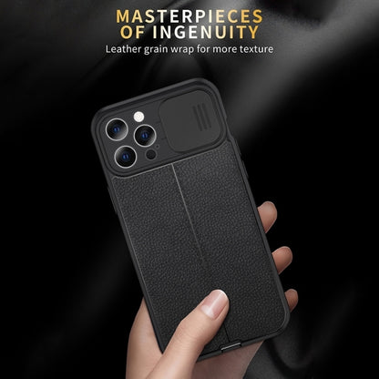 Litchi Texture Sliding Camshield TPU Protective Phone Case, For Xiaomi Poco X3, For Xiaomi Redmi 9, For Xiaomi Redmi 9A, For Xiaomi Redmi K40, For Xiaomi Redmi Note 8, For Xiaomi Redmi Note 8 Pro, For Xiaomi Redmi Note 9 4G / Redmi 9T                  ...