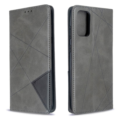 Rhombus Texture Horizontal Flip Magnetic Leather Case with Holder & Card Slots, For Galaxy S20, For Galaxy A71, For Galaxy S20+, For Galaxy S20 Ultra, For Xiaomi CC9 Pro