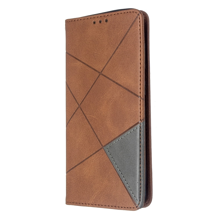 Rhombus Texture Horizontal Flip Magnetic Leather Case with Holder & Card Slots, For Galaxy S20, For Galaxy A71, For Galaxy S20+, For Galaxy S20 Ultra, For Xiaomi CC9 Pro