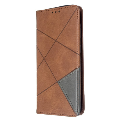 Rhombus Texture Horizontal Flip Magnetic Leather Case with Holder & Card Slots, For Galaxy S20, For Galaxy A71, For Galaxy S20+, For Galaxy S20 Ultra, For Xiaomi CC9 Pro