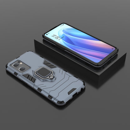 Shockproof PC + TPU Protective Phone Case with Magnetic Ring Holder, For OPPO Reno7 5G International Version, For Xiaomi Redmi Note 11 / Note 11S Global