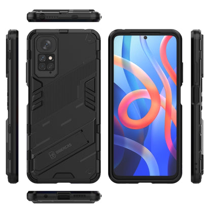 Punk Armor 2 in 1 PC + TPU Shockproof Phone Case with Invisible Holder, For Xiaomi Redmi Note 11 / Note 11S Global