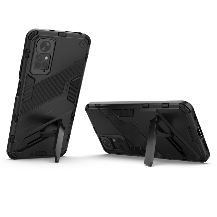 Punk Armor 2 in 1 PC + TPU Shockproof Phone Case with Invisible Holder, For Xiaomi Redmi Note 11 / Note 11S Global