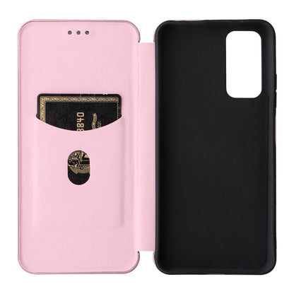 Carbon Fiber Texture Magnetic Horizontal Flip PU Phone Case, For Xiaomi Redmi Note 11 / Note 11S Global, For Motorola Edge X30