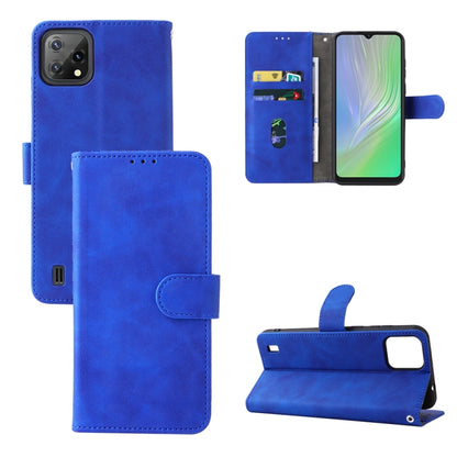 Skin Feel Magnetic Buckle Leather Phone Case, For Blackview A55