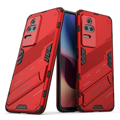 Punk Armor 2 in 1 PC + TPU Shockproof Phone Case with Holder, For Xiaomi Redmi K50 Pro, For Xiaomi Redmi K50 Gaming