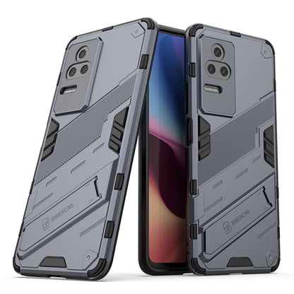 Punk Armor 2 in 1 PC + TPU Shockproof Phone Case with Holder, For Xiaomi Redmi K50 Pro, For Xiaomi Redmi K50 Gaming