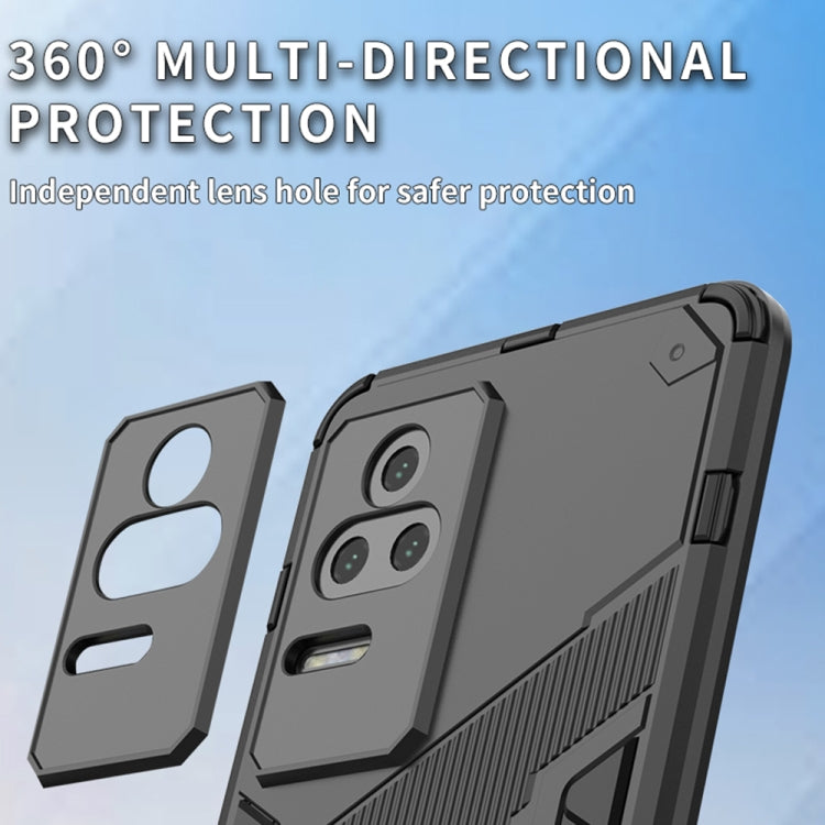 Punk Armor 2 in 1 PC + TPU Shockproof Phone Case with Holder, For Xiaomi Redmi K50 Pro, For Xiaomi Redmi K50 Gaming