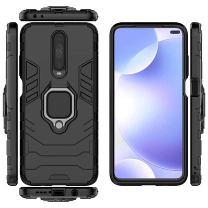 PC + TPU Shockproof Protective Case with Magnetic Ring Holder, For Xiaomi Redmi K30, For Galaxy A51