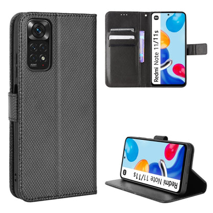 Diamond Texture Leather Phone Case, For Xiaomi Redmi 9, For Xiaomi Redmi Note 11 4G Global / Note 11S, For Xiaomi Redmi Note 11 Pro 5G / 4G Global, For Xiaomi Mi 11 Ultra