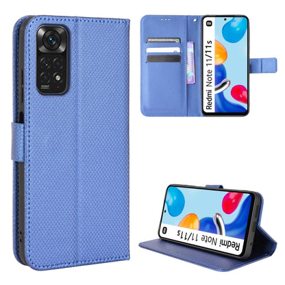 Diamond Texture Leather Phone Case, For Xiaomi Redmi 9, For Xiaomi Redmi Note 11 4G Global / Note 11S, For Xiaomi Redmi Note 11 Pro 5G / 4G Global, For Xiaomi Mi 11 Ultra