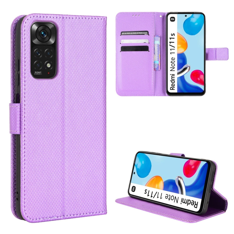 Diamond Texture Leather Phone Case, For Xiaomi Redmi 9, For Xiaomi Redmi Note 11 4G Global / Note 11S, For Xiaomi Redmi Note 11 Pro 5G / 4G Global, For Xiaomi Mi 11 Ultra