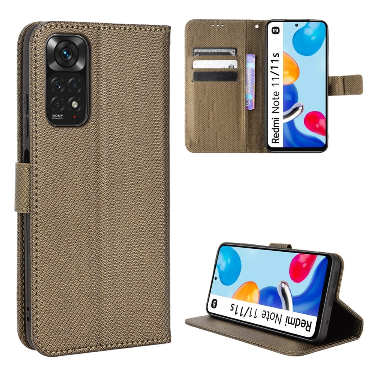 Diamond Texture Leather Phone Case, For Xiaomi Redmi 9, For Xiaomi Redmi Note 11 4G Global / Note 11S, For Xiaomi Redmi Note 11 Pro 5G / 4G Global, For Xiaomi Mi 11 Ultra