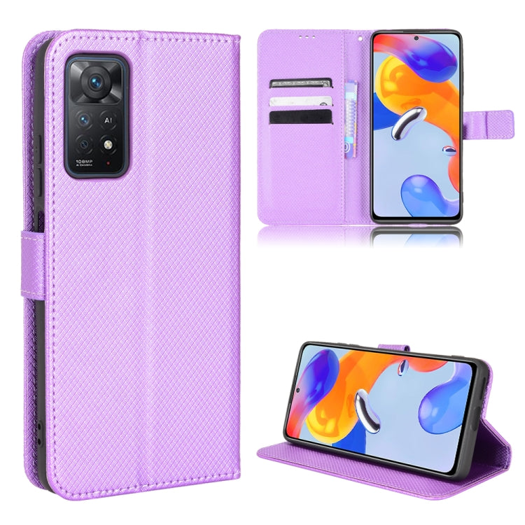 Diamond Texture Leather Phone Case, For Xiaomi Redmi 9, For Xiaomi Redmi Note 11 4G Global / Note 11S, For Xiaomi Redmi Note 11 Pro 5G / 4G Global, For Xiaomi Mi 11 Ultra