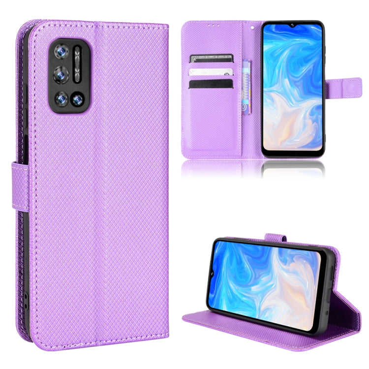 Diamond Texture Leather Phone Case, For DOOGEE N40 Pro, For Huawei Nova 8i / Honor 50 Lite, For Blackview A55, For Blackview A70 2021