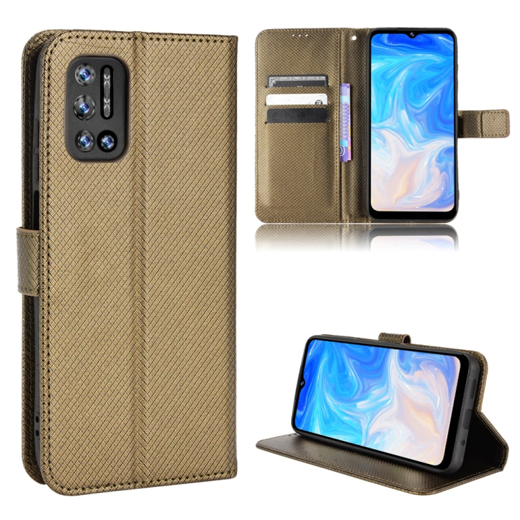 Diamond Texture Leather Phone Case, For DOOGEE N40 Pro, For Huawei Nova 8i / Honor 50 Lite, For Blackview A55, For Blackview A70 2021