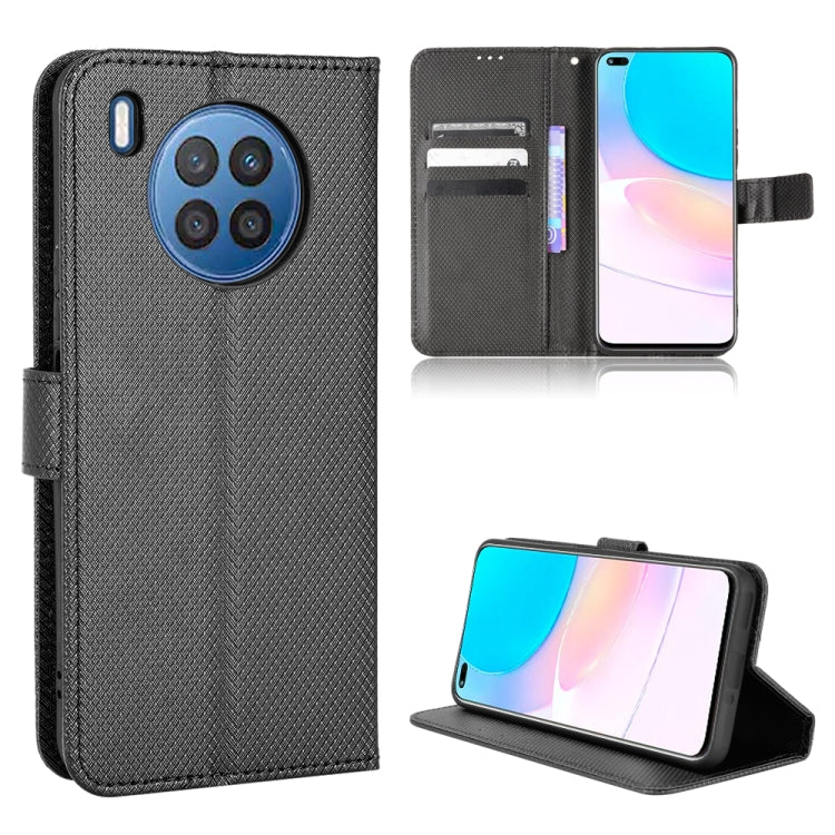 Diamond Texture Leather Phone Case, For DOOGEE N40 Pro, For Huawei Nova 8i / Honor 50 Lite, For Blackview A55, For Blackview A70 2021