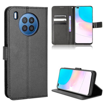Diamond Texture Leather Phone Case, For DOOGEE N40 Pro, For Huawei Nova 8i / Honor 50 Lite, For Blackview A55, For Blackview A70 2021