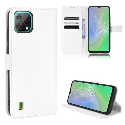 Diamond Texture Leather Phone Case, For DOOGEE N40 Pro, For Huawei Nova 8i / Honor 50 Lite, For Blackview A55, For Blackview A70 2021