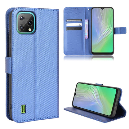 Diamond Texture Leather Phone Case, For DOOGEE N40 Pro, For Huawei Nova 8i / Honor 50 Lite, For Blackview A55, For Blackview A70 2021