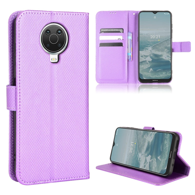 Diamond Texture Leather Phone Case, For Nokia G10 / G20 / 6.3, For Nokia C01 Plus, For Nokia C30, For Ulefone Note 12P