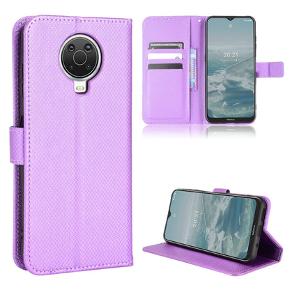 Diamond Texture Leather Phone Case, For Nokia G10 / G20 / 6.3, For Nokia C01 Plus, For Nokia C30, For Ulefone Note 12P