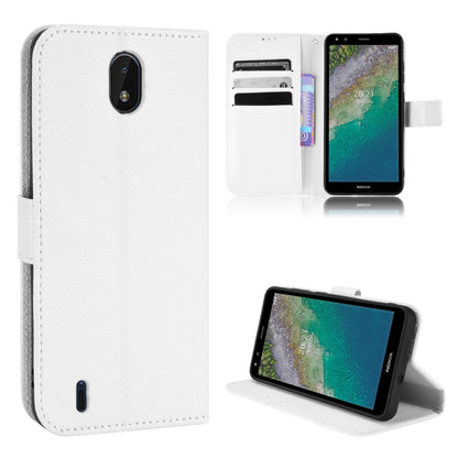 Diamond Texture Leather Phone Case, For Nokia G10 / G20 / 6.3, For Nokia C01 Plus, For Nokia C30, For Ulefone Note 12P