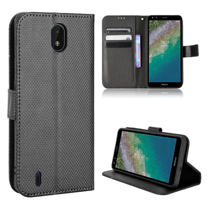 Diamond Texture Leather Phone Case, For Nokia G10 / G20 / 6.3, For Nokia C01 Plus, For Nokia C30, For Ulefone Note 12P