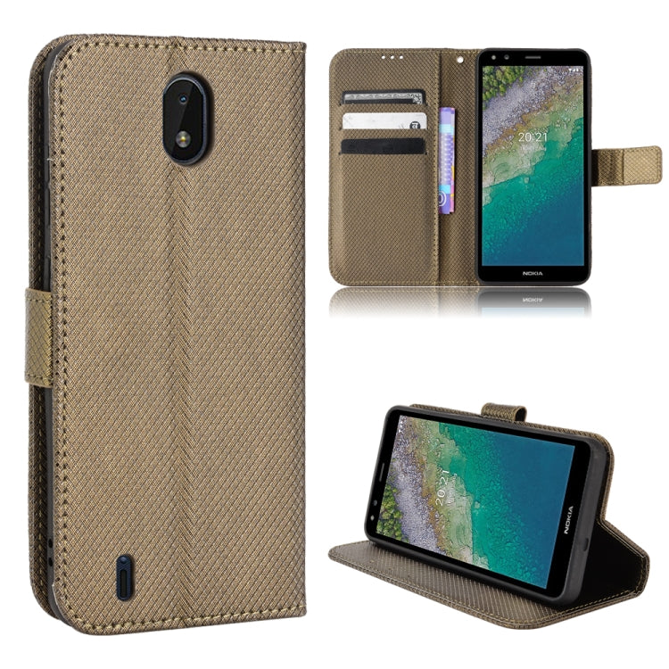 Diamond Texture Leather Phone Case, For Nokia G10 / G20 / 6.3, For Nokia C01 Plus, For Nokia C30, For Ulefone Note 12P