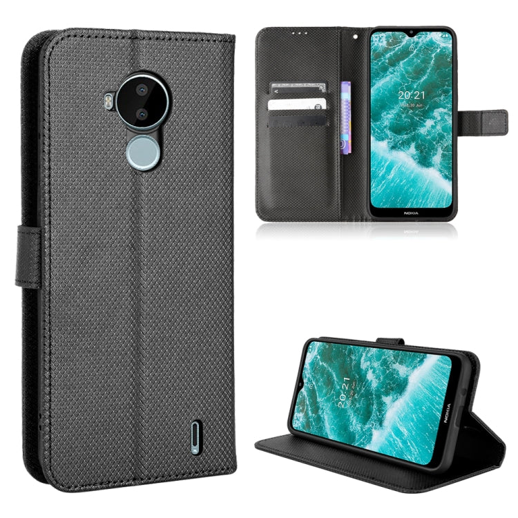 Diamond Texture Leather Phone Case, For Nokia G10 / G20 / 6.3, For Nokia C01 Plus, For Nokia C30, For Ulefone Note 12P