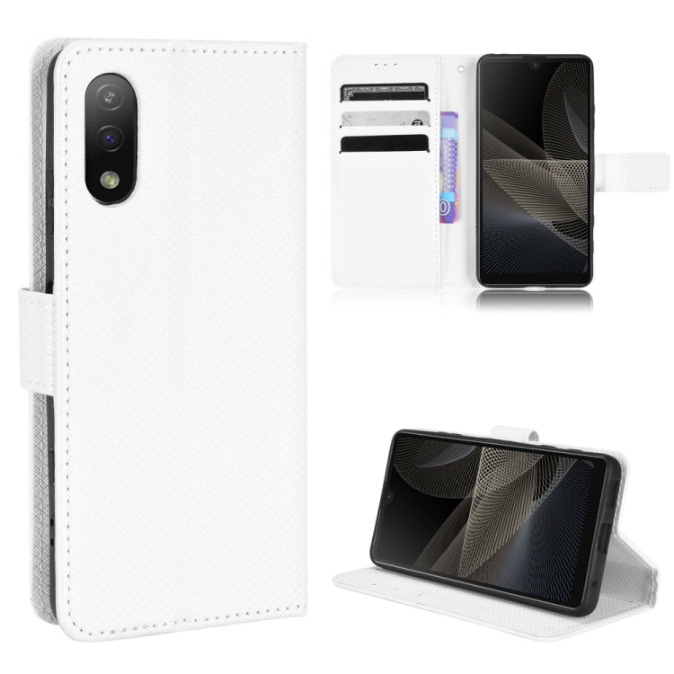 Diamond Texture Leather Phone Case, For Ulefone Note 13P, For Oukitel C22, For Sony Xperia ACE  II / SO-41B, For Sony Xperia Pro-1