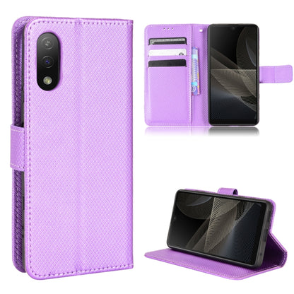 Diamond Texture Leather Phone Case, For Ulefone Note 13P, For Oukitel C22, For Sony Xperia ACE  II / SO-41B, For Sony Xperia Pro-1