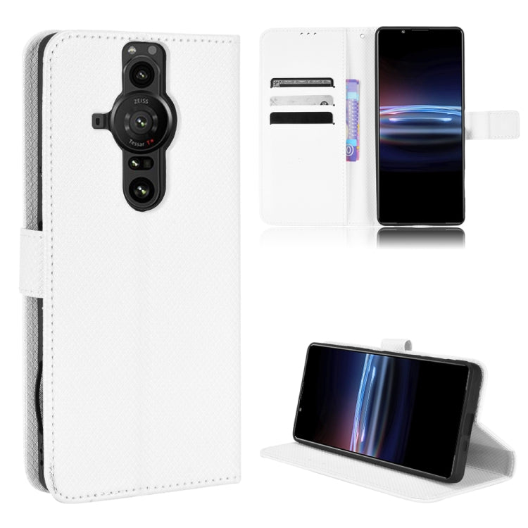 Diamond Texture Leather Phone Case, For Ulefone Note 13P, For Oukitel C22, For Sony Xperia ACE  II / SO-41B, For Sony Xperia Pro-1