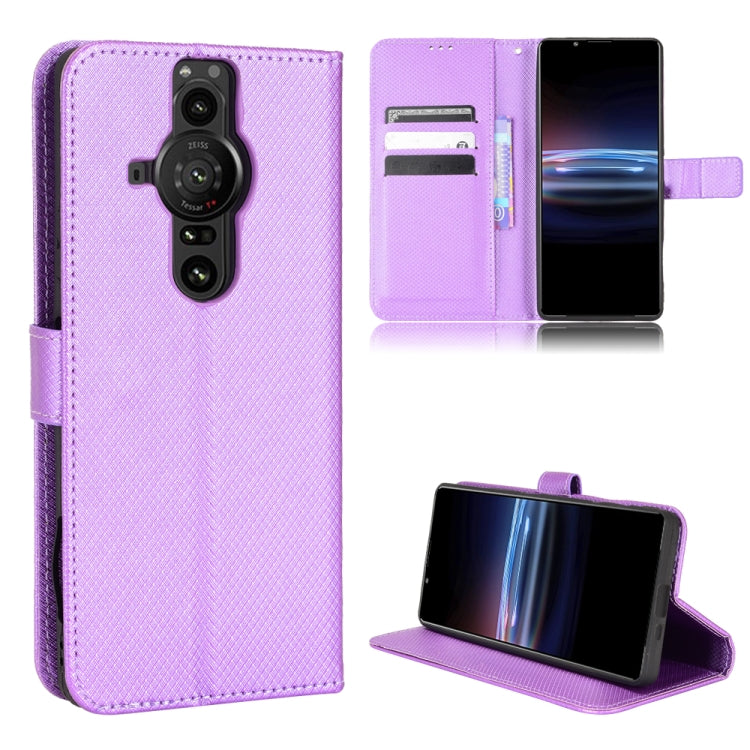 Diamond Texture Leather Phone Case, For Ulefone Note 13P, For Oukitel C22, For Sony Xperia ACE  II / SO-41B, For Sony Xperia Pro-1