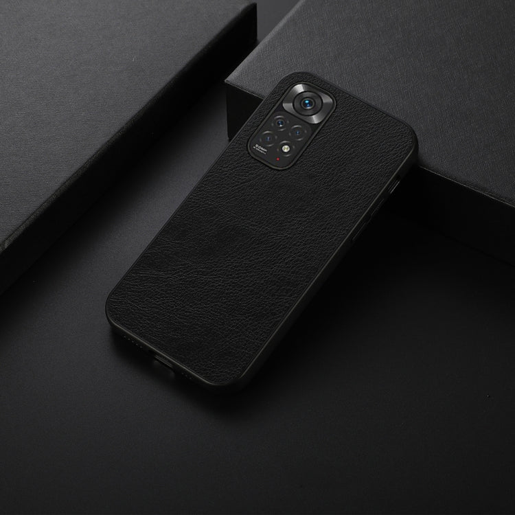 Two-color Litchi Texture Phone Case, For Xiaomi Redmi Note 11 4G Global / Note 11S, For Xiaomi Redmi Note 11 Pro Global