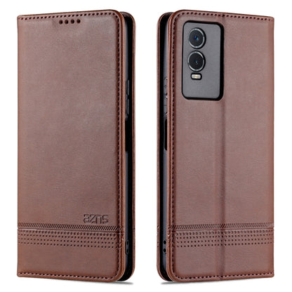 AZNS Magnetic Calf Texture Leather Phone Case, For vivo Y76s / Y74s, For Honor Play 30 Plus, For Redmi Note 11 4G Overseas Version / Note 11S, For Redmi Note 11 Pro Overseas Version