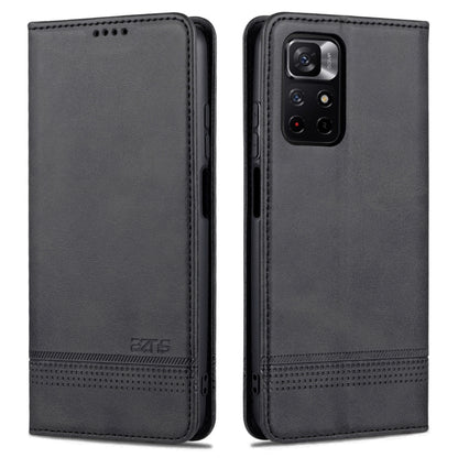 AZNS Magnetic Calf Texture Leather Phone Case, For vivo Y76s / Y74s, For Honor Play 30 Plus, For Redmi Note 11 4G Overseas Version / Note 11S, For Redmi Note 11 Pro Overseas Version